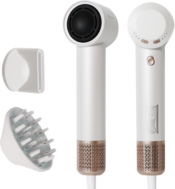 초고출력 음이온 BLDC 차이슨 헤어 드라이기 + 볼륨 디퓨저 + 집중 노즐