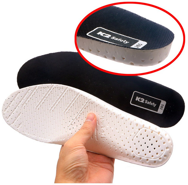 k2 국산 쿠션 깔창 인솔 고탄성 안전화 작업화 등산화 신발 운동화