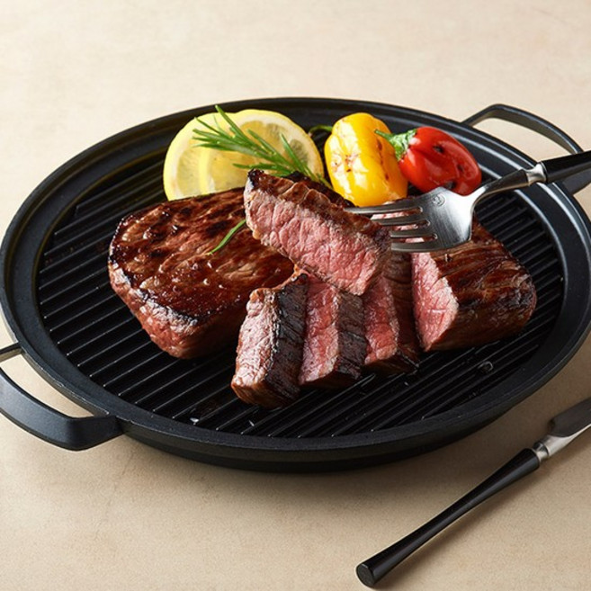 [작심밀도] 산지직송 횡성한우 1등급이상 스테이크 300g x 1팩 시즈닝솔트 제공, 없음