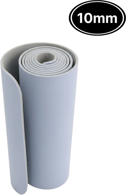 베라 요가매트 TPE 두꺼운 10mm 안미끄러지는 냄새없는 홈트매트 필라테스매트 운동매트, 미스트블루+그레이, 1개