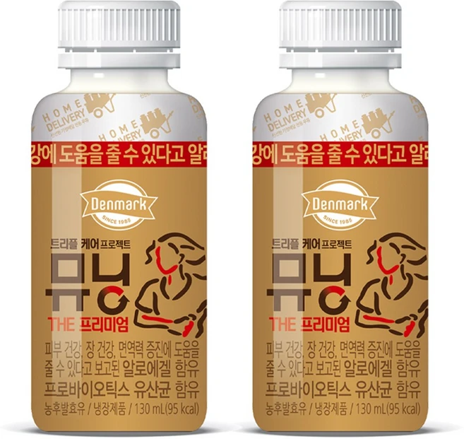 덴마크 뮤닝 130ml, 12개 - 쿠팡