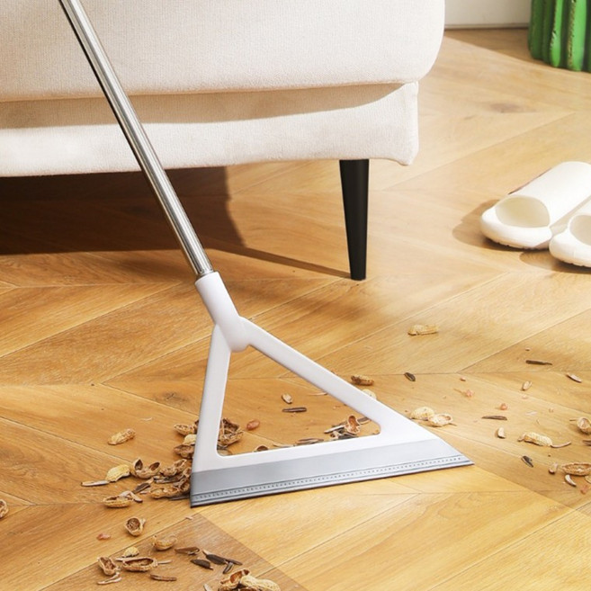 매직클린 롱 빗자루 머리카락 실리콘 밀대 SW02015, 상세페이지 참조, 1개