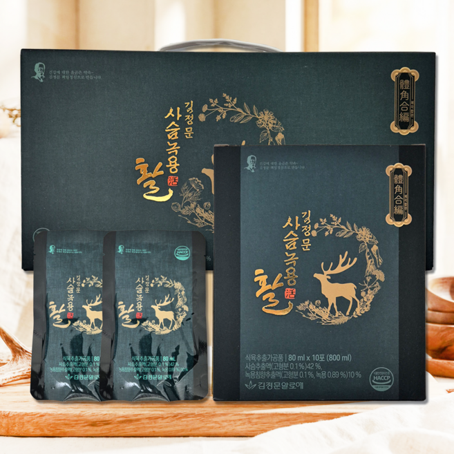 사슴녹용 활 김정문알로에, 80ml