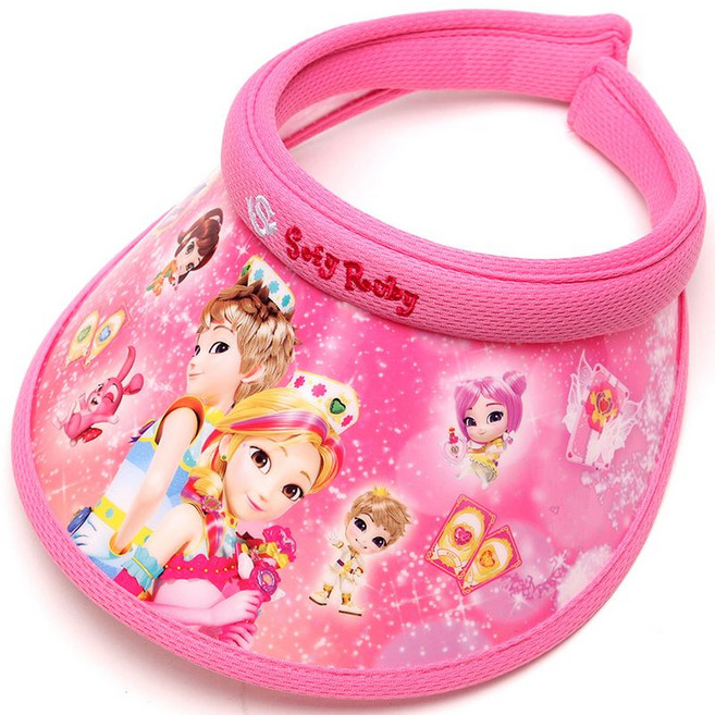 나린키즈 소피루비2 글리터 썬캡 유아동 어린이 핀캡 햇빛가리개 썬바이저