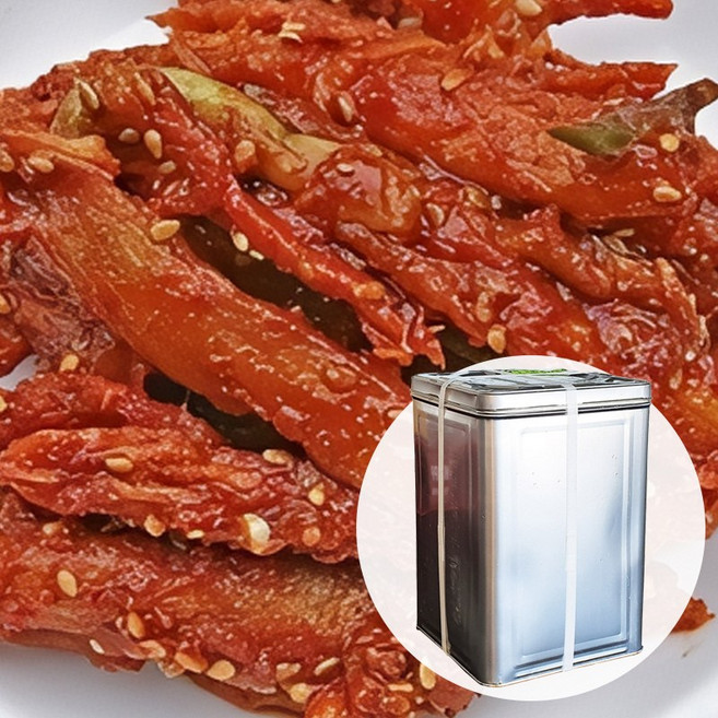 더덕무침 4k 16kg 반찬 대용량 식자재 업소용 식당용, 1개, 4kg