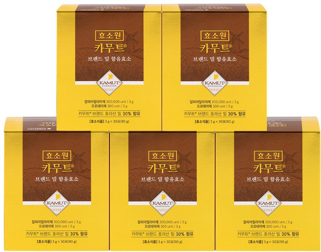 효소원 카무트 효소 / 수퍼푸드 카무트(캐나다산 정품) / 한국발효, 3g, 150개