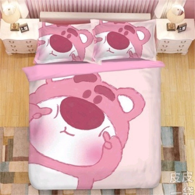 토이스토리 이불 커버 세트 랏소베어 세트 베개 침구, BD