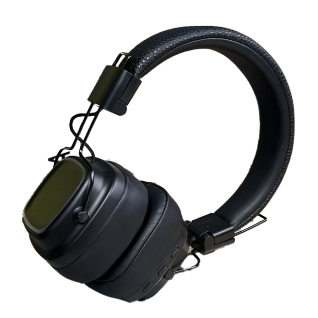 Marshall MAJOR IV Luminous 무선 블루투스 헤드셋 Heavy Bass 다기능 헤드셋 마이크용 헤드셋, 1개, 검은색