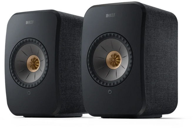 KEF LSX II Hi-Fi 主動式無線喇叭 台灣公司貨 支援串流播放 簡化音響系統, 碳黑