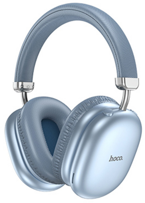 hoco. W35 Max 무선 블루투스 헤드폰 하이파이 스테레오 음악 헤드셋 90시간 항속, 블루