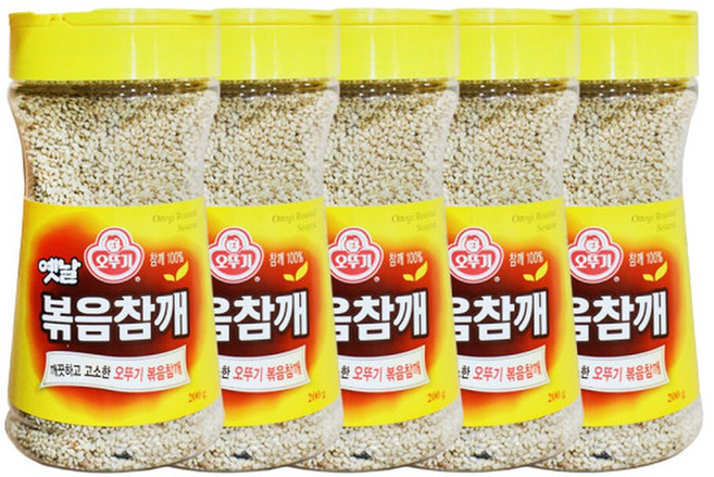 오뚜기 옛날 볶음참깨 200g 5개 참깨 고소한 깨소금