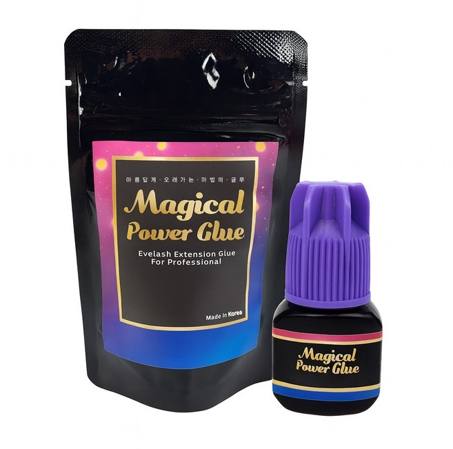 매지컬 파워 글루 5g 스피드 글루 유지력좋은 순한 속눈썹연장글루, 1개