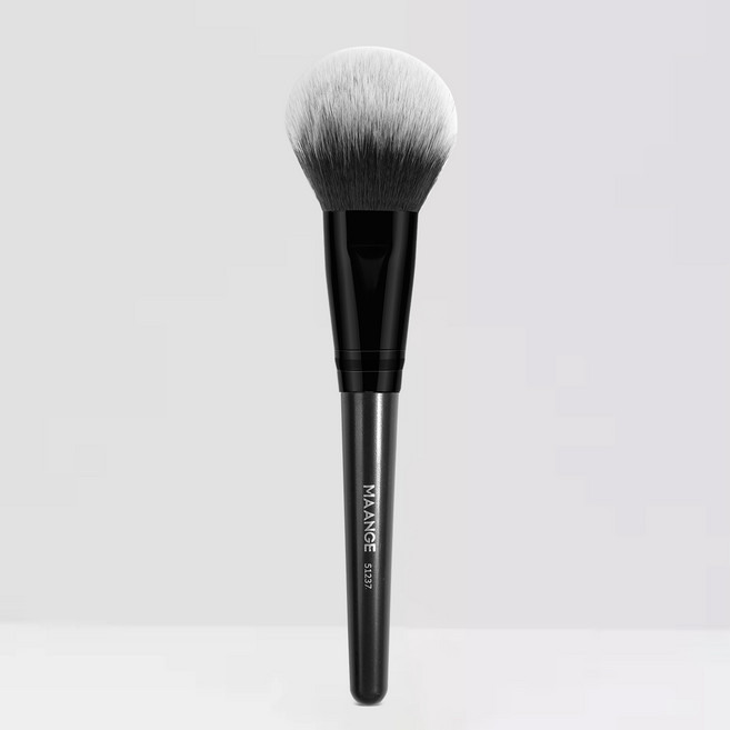 MAANGE 휴대용 다기능 메이크업 브러시 1피스 블랙, 1개, Black