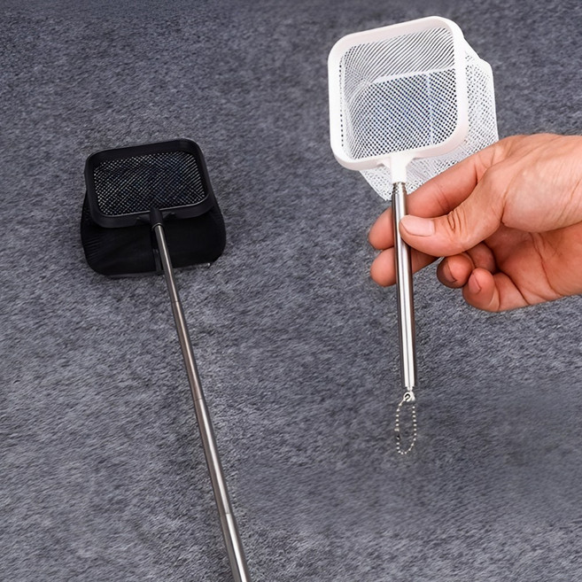 알리오마켓 미니 사각 스텐 안테나 새우 어항뜰채 ( 블랙 + 화이트 ), 2개