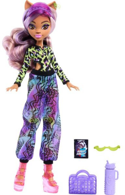 Monster High 몬스터하이 클로딘 울프 비치 수영복 컨셉 Scare-adise 드라큘로라 프랭키, Clawdeen, 1개
