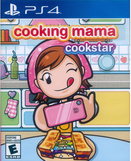 PS4 妙廚老媽 廚藝之星 英文美版 Cooking Mama Cookstar 遊戲片 支援PS5 (一起玩), 1個, Multicolor