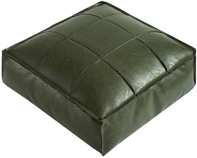 가죽 쿠션 방석 빈티지 사각 소파 방석 두꺼운 쇼파 쿠션 다용도 베개 쇼파 방석, 진그린