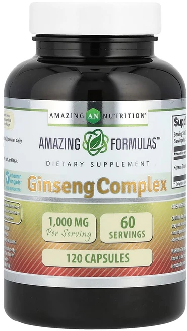 아이허브 인삼 복합체 1000mg 캡슐 120정(캡슐당 500mg), AMN02446, 1개, 120정 - 쿠팡