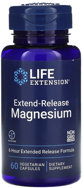 라이프익스텐션 익스텐드 릴리즈 마그네슘 60캡슐 1개, 60정 - 쿠팡
