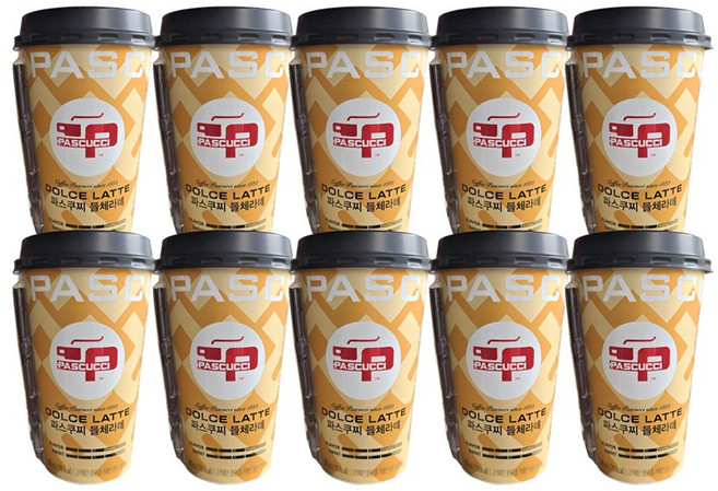파스쿠찌 돌체라떼, 10개, 300ml