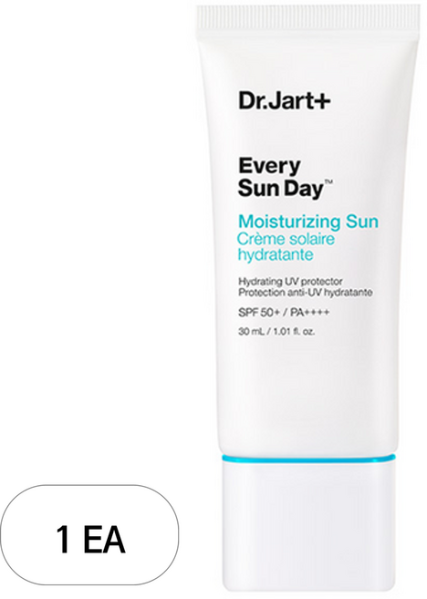 닥터자르트 에브리 선 데이 모이스처라이징 선크림 SPF50+ PA++++, 30ml, 1개