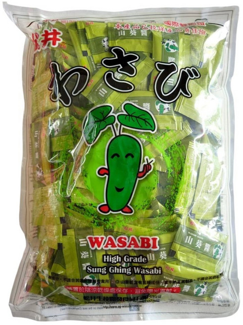 松井 山葵醬包/芥末醬包 (獨立包裝 新鮮研磨 日式料理), 1kg, 1套