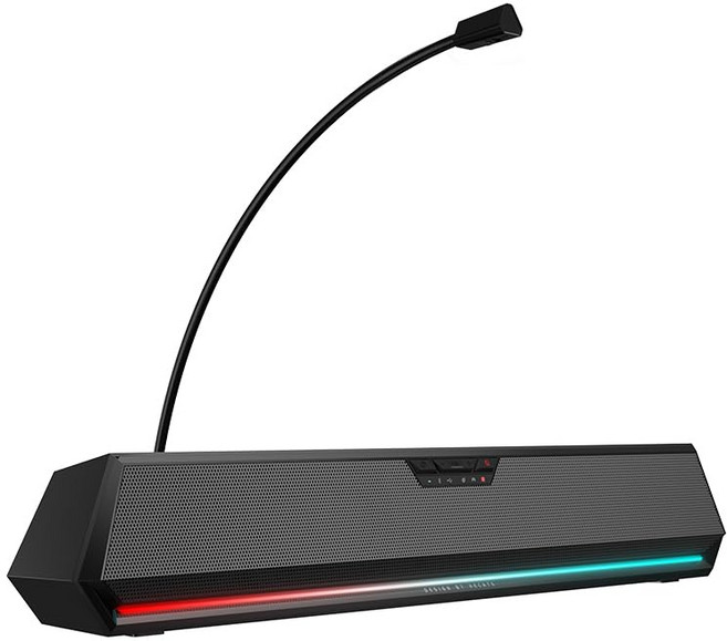 EDIFIER Hecate 게이밍 스피커 G1500BAR 5W 출력 가상 7.1 서라운드 게이밍 스피커 Bluetooth USB-ARGB 라이트 장착 블랙 일본품, ED-G1500BAR-BK, 상세페이지 참조