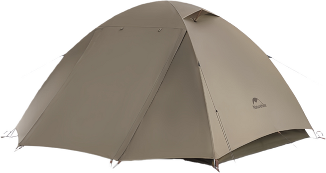 네이처하이크 클라우드 리버 시리즈 방수 방풍 경량 텐트, 라이트 브라운, 2인용