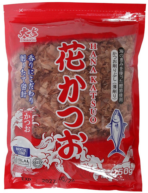 타코야끼 토핑용 프리미엄 가쓰오부시 [다이키치 100% 훈연가다랑어], 1개, 150g