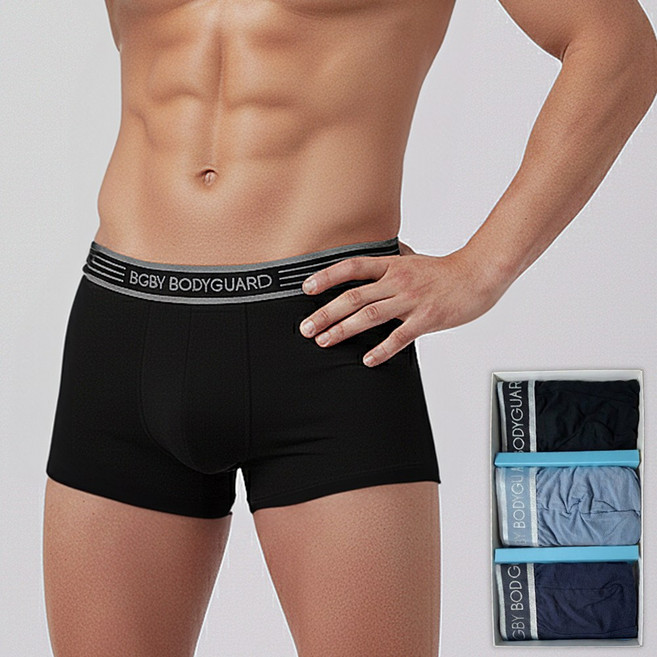 보디가드 부드러운 분리 기능성 남성 드로즈 3매입