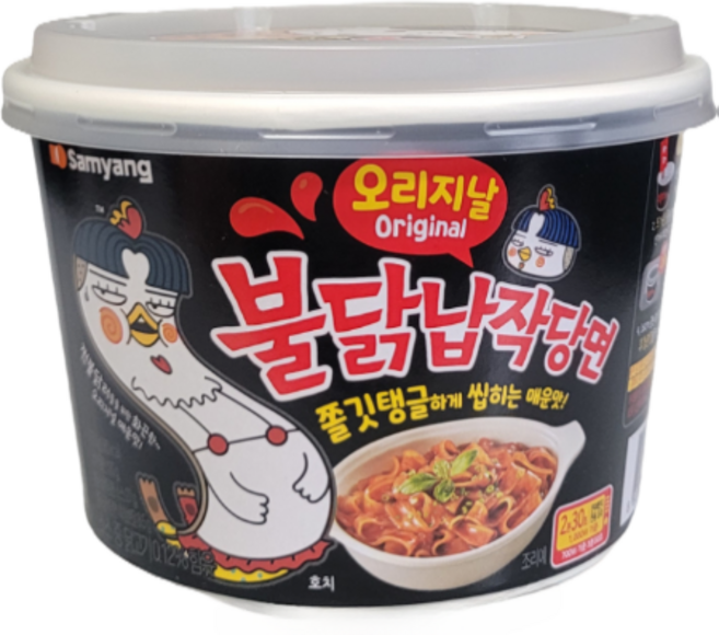 삼양 불닭납작당면, 155.5g, 1개