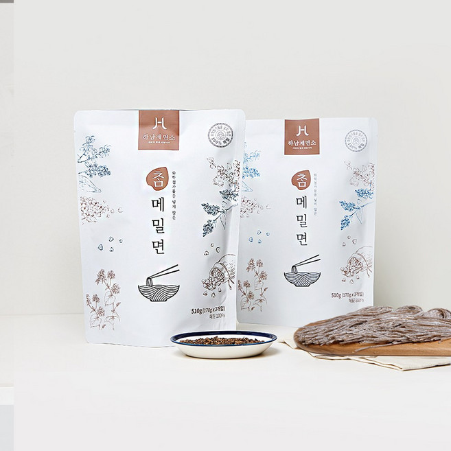 100% 메밀면(국산) 소바면 평양냉면용, 1개, 510g