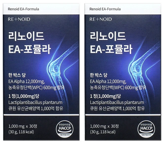 리노이드 EA-포뮬라, 2개, 30정 - 쿠팡