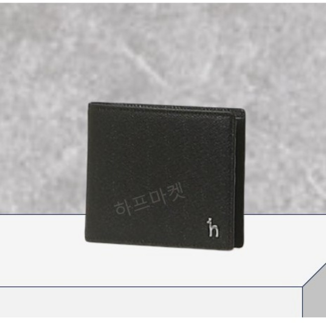 헤지스 퍼피로고 가죽 반지갑