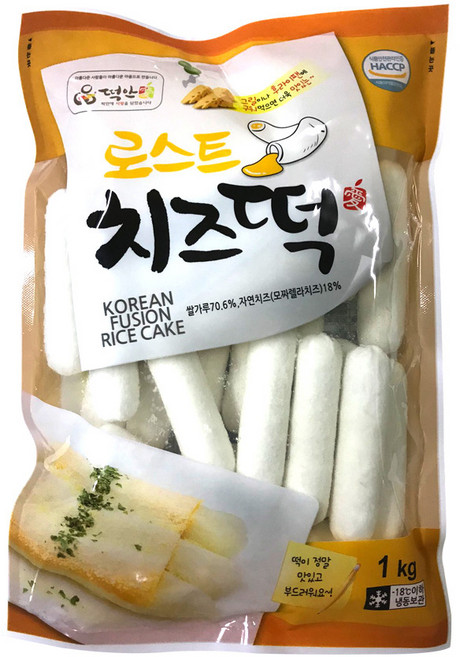 떡안애 로스트 치즈떡 1kg, 2개