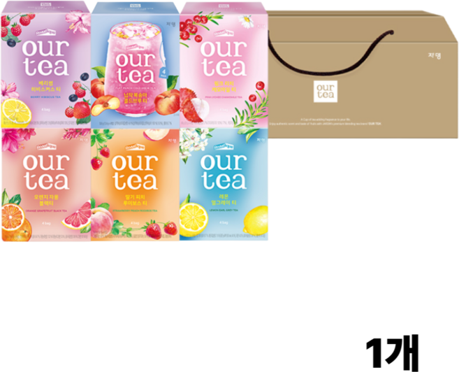 쟈뎅 [정상가29100] 아워티 DIY 6종 혼합 선물세트 (4px6개), 아워티 6종, 1세트