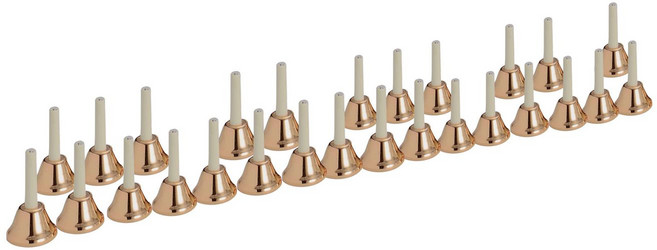 젠온 핸드 타입 27 소리 세트 뮤직 벨 골드 CBG-27, 1개