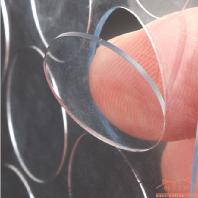 M&H_유리미끄럼방지보드 책상유리고정 바닥고정 패드, 2개