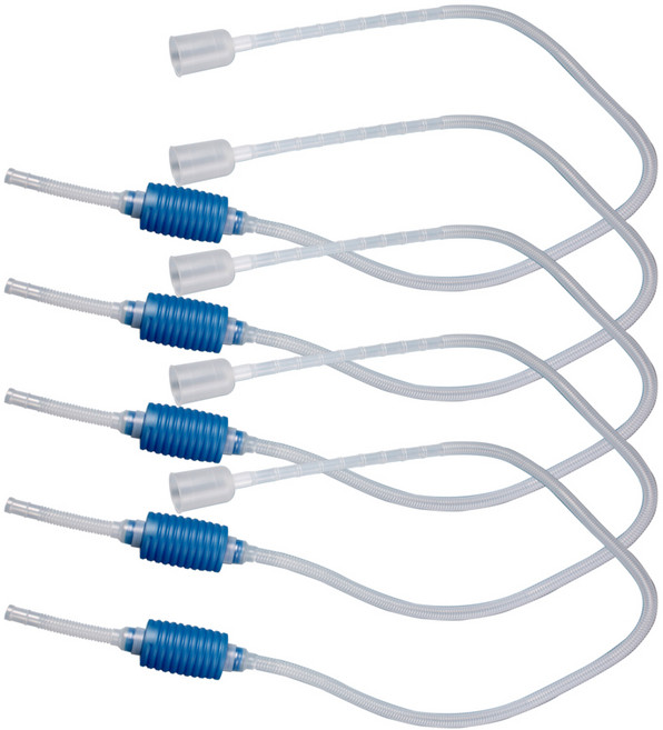 사이펀 워터 펌핑 자바라 수조 어항 물갈이 청소 펌프, 5개