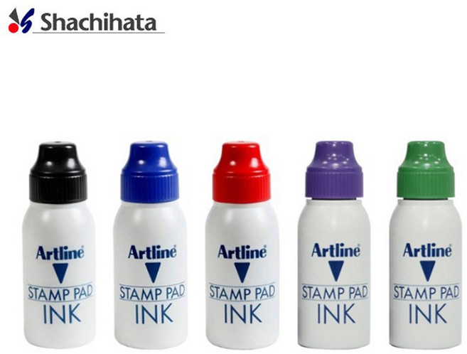 [사치하타] 아트라인 스탬프잉크 ESA-2N (50cc), 청색