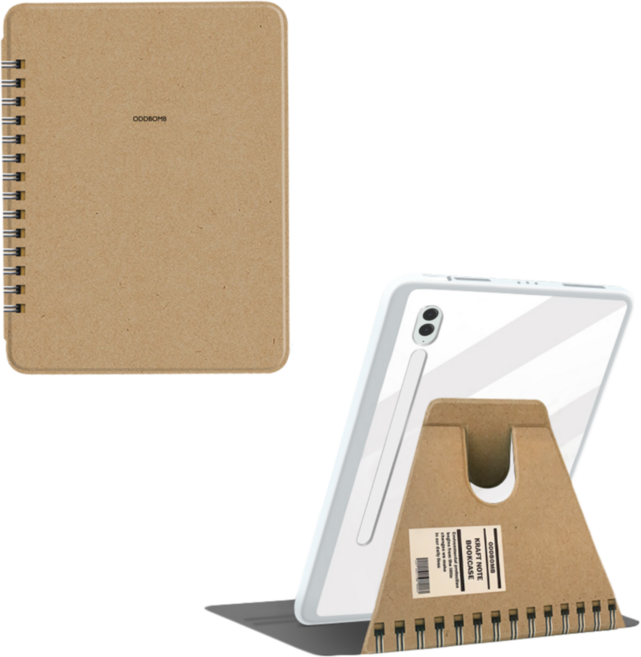 오드밤 갤럭시탭 크라프트 노트 케이스, 1개, 원컬러