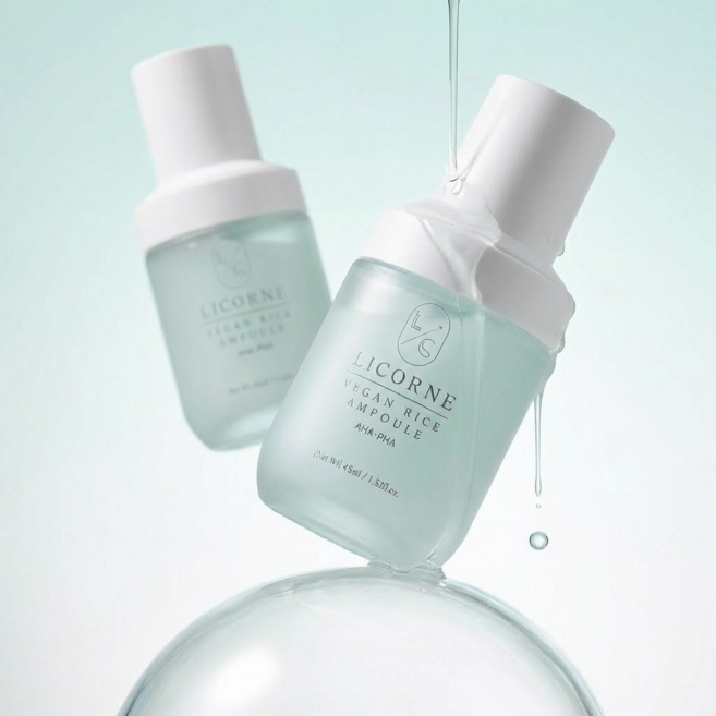 피지연화앰플 모공 수분 여드름 비건 라이스 앰플, 1개, 45ml
