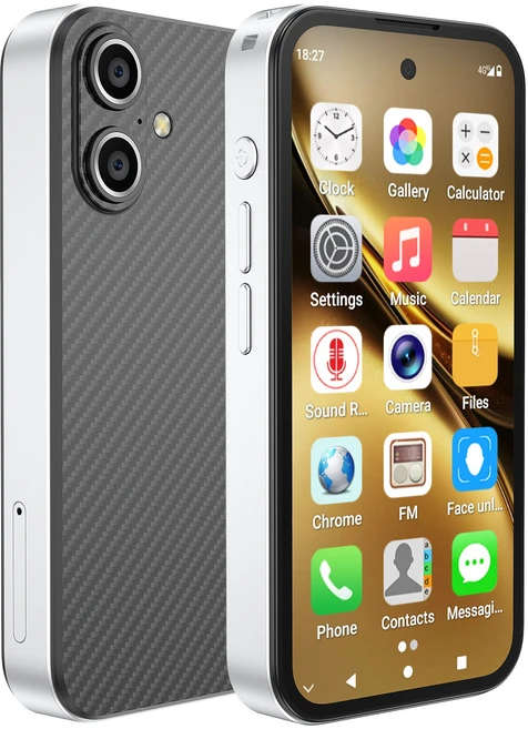 AIEK Q333 4GB RAM 64GB ROM 안드로이드 12.0 스마트폰 2000mAh Face ID 4G LTE 타입-C OTG 3.58인치 화면 소형폰, Silvery - 쿠팡