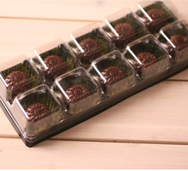 양갱케이스 일체형 검정10구, 1개