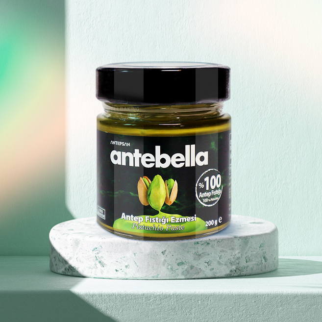 ANTEBELLA 안테벨라 피스타치오 스프레드 페이스트 100%, 200g, 1개