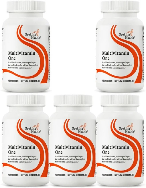 Seeking Health Multivitamin One 시킹헬스 멀티비타민 원, 5개, 45정 - 쿠팡