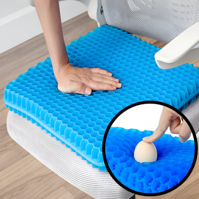 스타일포유 꼬리뼈 욕창 방지 방석, 스카이블루