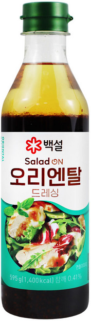 (냉장)[CJ제일제당]오리엔탈 드레싱, 595g, 1개
