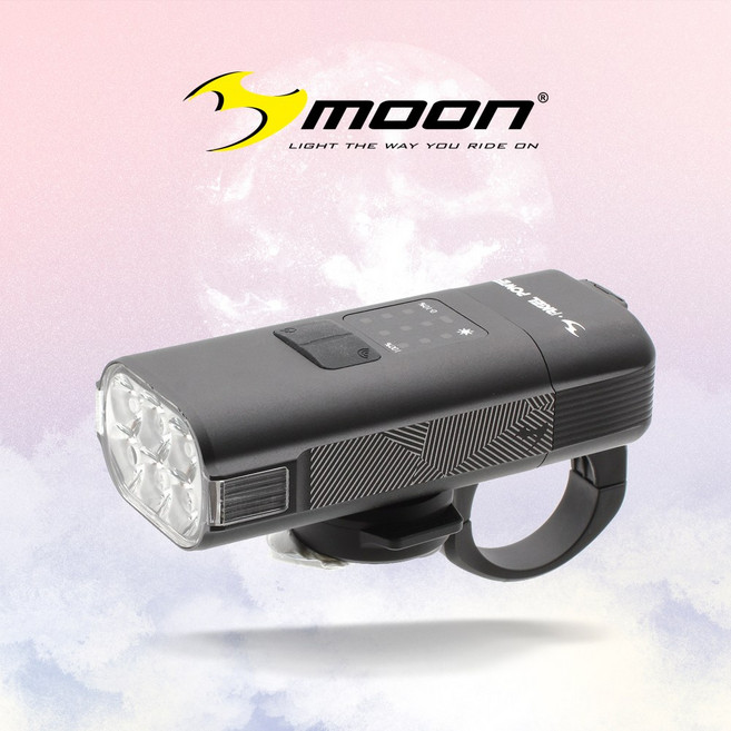 문라이트 라이젤 파워 / 자전거 전조등 (3600루멘), 1개, BLACK