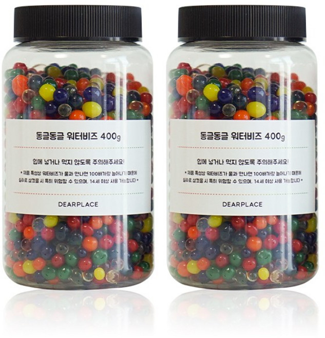 디어플레이스 수정토 워터비즈 아쿠아비즈 점보 400g, 1개